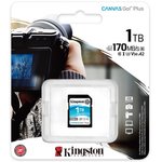 Карта Памяти 1Tb Kingston Canvas Go Plus SDXC UHS-I U3 V30 (170/90 Mb/s) SDG3/1TB