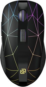 Фото 1/2 Мышь беспроводная Oklick 976GW, игровая, радио, оптическая, USB, 3200dpi, черный [1431703]
