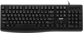 Фото 1/10 Клавиатура Acer OKW301 черный USB (ZL.KBDCC.01A)
