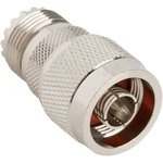 000-4400, RF Adapters - Between Series N PLUG TO UHF JACK ADAPTER, 50 OHM