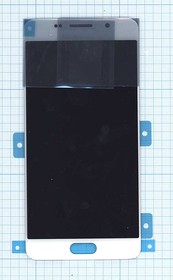 Фото 1/2 Дисплей (экран) в сборе с тачскрином для Samsung Galaxy A5 (2016) SM-A510F белый (Premium SC LCD)
