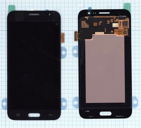 Дисплей (экран) в сборе с тачскрином для Samsung Galaxy J5 SM-J500F черный