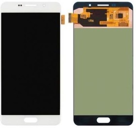 Дисплей (экран) в сборе с тачскрином для Samsung Galaxy A7 (2016) SM-A710F белый (Premium LCD)
