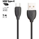 USB кабель BOROFONE BX19 Benefit Type-C, 3A, 1м, PVC (черный)