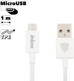 USB кабель inkax CK-31 Data Cable MicroUSB, 1м, TPE (белый)