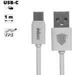 USB кабель inkax CK-51 Fast Type-C, 1м, TPE (белый)
