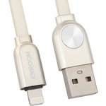 USB кабель JOYROOM DAWN Series S-M339 Lightning 1м плоский метал. разъемы (золотой)