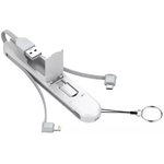 USB кабель LDNIO LS130 Charging Cable 3 in 1 Micro USB, Apple 8 pin ...