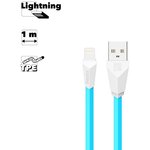 USB кабель REMAX Alien RC-030i Lightning 8-pin, 1м, TPE (синий)