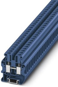 Фото 1/3 3248031, MUT 2.5 BU Series Blue Feed Through Terminal Block, 2.5mm², Single-Level, Screw Termination