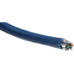 TX200P4FPBRS1, CAE Cat6 Ethernet Cable, U/FTP, Blue PVC Sheath, 100m, IEC 60332-1