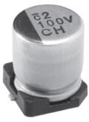 UCH1V221MCS1GS, Aluminum Electrolytic Capacitors - SMD 35V 220uf 20% SMD, high vibration