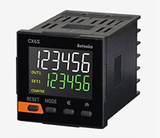 Фото 1/3 CX6S-1P4 100-240VAC Счетчик-таймер цифровой, 6-ти разрядный, корпус 48×48мм, выход с одной настройкой, питание 100…240V AC, входной сигнал н