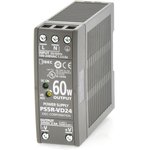 PS5R-VD24, PS5R Switched Mode DIN Rail Power Supply, 85 264 V ac / 100 370V dc ...