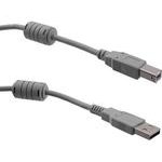 102-1030-BE-F0200, Cable Assembly USB 2m USB Type A to USB Type B 4 to 4 POS M-M ...