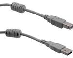102-1030-BE-F0200, Cable Assembly USB 2m USB Type A to USB Type B 4 to 4 POS M-M 24AWG/28AWG