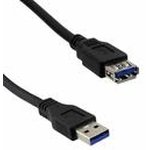 103-1010-BL-00300, Cable Assembly USB 3m USB 3.0 Type A to USB 3.0 Type A 9 to 9 ...