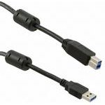 103-1030-BL-F0200, Cable Assembly USB 2m USB 3.0 Type A to USB 3.0 Type B 9 to 9 ...