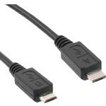 102-1102-BL-00050, Cable Assembly USB 0.5m Micro USB Type A to Micro USB Type B ...