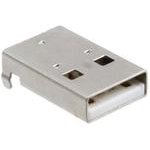 1002-016-01101, Conn USB 2.0 Type A PL 4 POS 2mm/2.5mm Solder RA SMD 4 Terminal ...