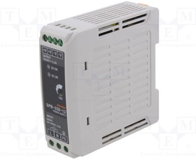 Фото 1/2 SPB-030-12, Power supply: switched-mode; for DIN rail; 30W; 12VDC; 2.5A; IP20