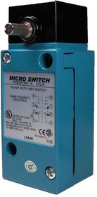 Фото 1/2 LSA4L, MICRO SWITCH™ Heavy-Duty Limit Switches: HDLS Series, Epoxy-Coated Zinc Housing, Side Rotary, Momentary, No Lever ...
