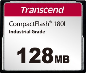 TS128MCF180I, CF180I CompactFlash Industrial 128 MB SLC Compact Flash Card