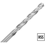 Набор сверл 10 штук,2-6.5мм,по металлу,hss 135 гр,с 6-гранным хвостовиком,s-case ...