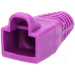 RJ45SRB-P, Корпус вилки RJ45, 6мм, Цвет: багровый