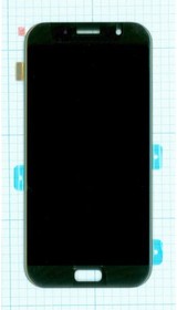 Фото 1/2 Дисплей (экран) в сборе с тачскрином для Samsung Galaxy A7 (2017) SM-A720F черный (Premium LCD)