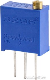 3296W-501, 500 Ом, Резистор подстроечный