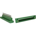 Разъём на кабель KLR2CDGM-5.08-16P 16P/12A/320V/ RM5.08mm/Зелёный (НУ=20шт)