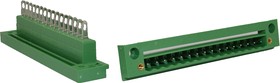 Разъём на кабель KLR2CDGM-5.08-16P 16P/12A/320V/ RM5.08mm/Зелёный (НУ=20шт)