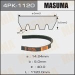 4PK-1120, Ремень поликлиновой 4PK1120 Masuma