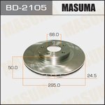 BD-2105, Диск тормозной Nissan Teana (J31) 03-, Maxima (A33) 99- ...