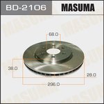 BD-2106, BD-2106_диск тормозной передний!\ Nissan Navara/Pathfinder 2.5DCi 05