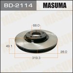 BD-2114, BD-2114_диск тормозной передний!\ Nissan Murano 3.5 4WD 05