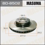 Диск тормозной передний SUBARU BRZ MASUMA BD-8502