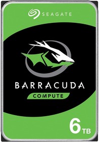 Фото 1/7 Жесткий диск Seagate SATA-III 6TB ST6000DM003 Desktop Barracuda (5400rpm) 256Mb 3.5"