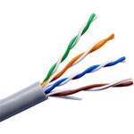 1583E.00305, Cat5e Ethernet Cable, U/UTP, Grey PVC Sheath, 305m