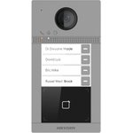 Видеопанель Hikvision DS-KV8413-WME1(B)/FLUSH, цветная, накладная, серый