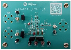 MAX40110EVKIT#, Amplifier IC Development Tools 15MHz Low Current Low Offset RRIO OpAmp