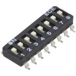 ESD-108-LTZ, Переключатель: DIP-SWITCH; Кол-во секций: 8; OFF-ON; 0,025A/24ВDC