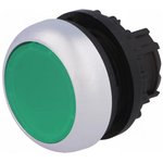 M22-DL-G, Переключатель: кнопочный, Фикс.пол: 1, 22мм, зеленый, IP67, Пол: 2
