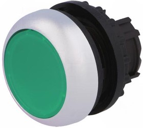 Фото 1/2 M22-DL-G, Головка кнопки с подсветкой, без фиксации ,цвет зеленый