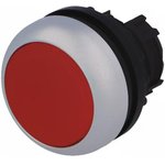 M22-DL-R, Головка кнопки с подсветкой, без фиксации ,цвет красный