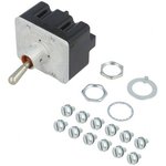 4TL1-3, Toggle Switches 4 Pole 2 Positions Std. Lever Screw