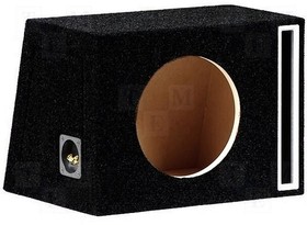 B1035S BLACK, Корпус динамика, MDF, черный, ткань, 35л, 250мм, dотв: 232мм