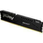 Оперативная память Kingston Fury Beast Black KF564C32BB-16 DDR5 - 1x 16ГБ ...