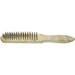 38406, Корщетка с деревянной ручкой 6-ти рядная